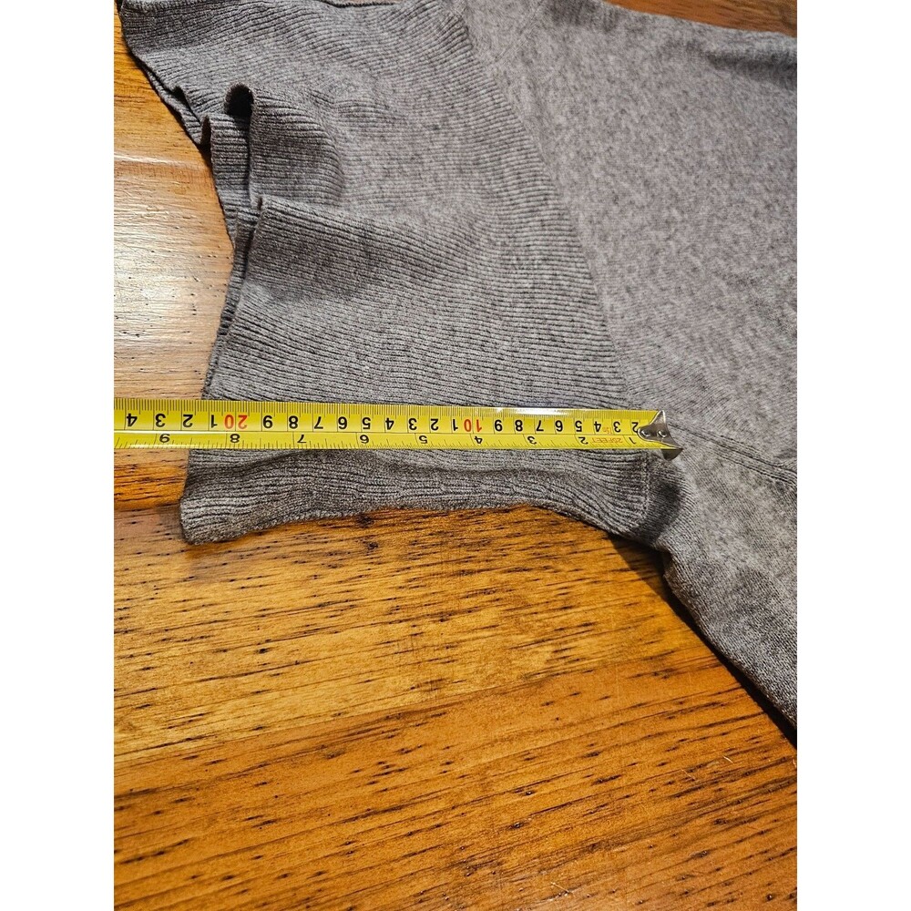 by ANTHROPOLOGIE Sweater Womens Gray Cowl Neck Tunic Sweater Sz M Viscose EUC - Picture 4 of 10